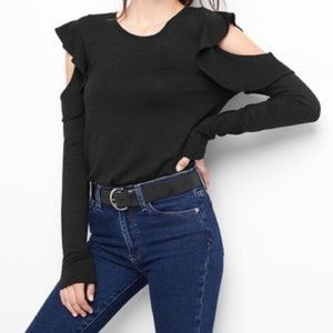 Gap Softspun Cold Shoulder Top